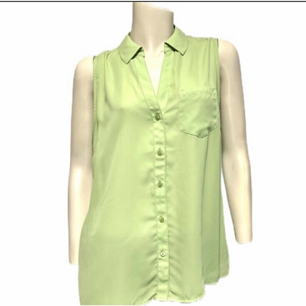 The limited career wear button front blouse top